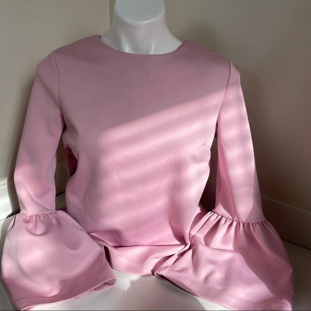 Ted Baker Lolare Bell Sleeve Neoprene Top